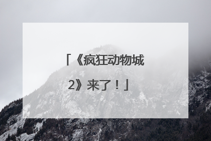 《疯狂动物城2》来了！