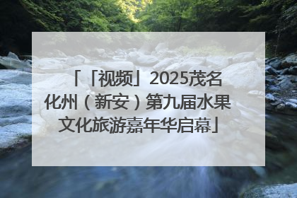 「视频」2025茂名化州（新安）第九届水果文化旅游嘉年华启幕