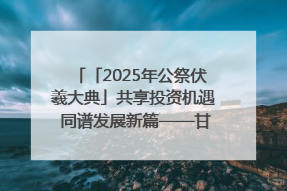 「2025年公祭伏羲大典」共享投资机遇 同谱发展新篇——甘肃省文旅产业链招商引资推介会侧记