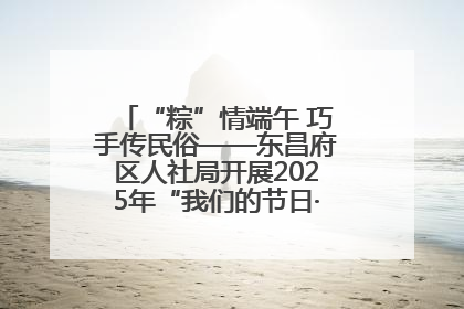 “粽”情端午 巧手传民俗——东昌府区人社局开展2025年“我们的节日·端午”包粽子活动