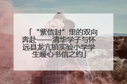 “紫信封”里的双向奔赴——清华学子与怀远县龙亢镇实验小学学生暖心书信之约