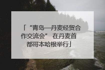 “青岛—丹麦经贸合作交流会” 在丹麦首都哥本哈根举行