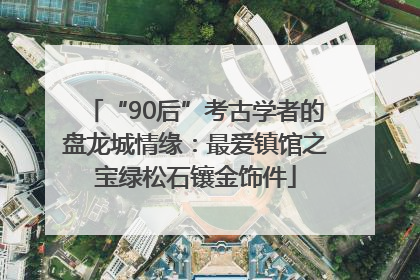 “90后”考古学者的盘龙城情缘：最爱镇馆之宝绿松石镶金饰件
