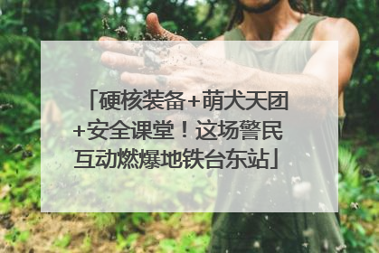 硬核装备+萌犬天团+安全课堂！这场警民互动燃爆地铁台东站