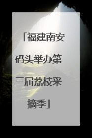 福建南安码头举办第三届荔枝采摘季