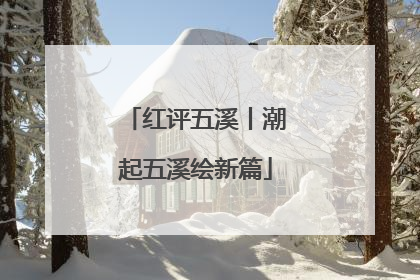 红评五溪丨潮起五溪绘新篇