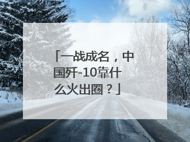 一战成名，中国歼-10靠什么火出圈？