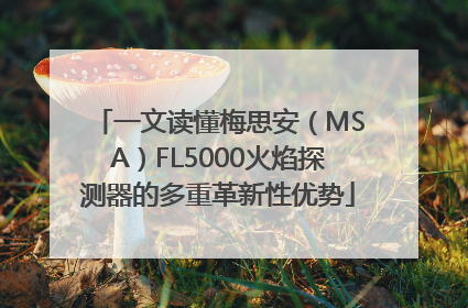 一文读懂梅思安（MSA）FL5000火焰探测器的多重革新性优势