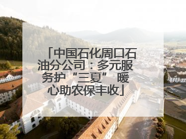 中国石化周口石油分公司：多元服务护“三夏” 暖心助农保丰收