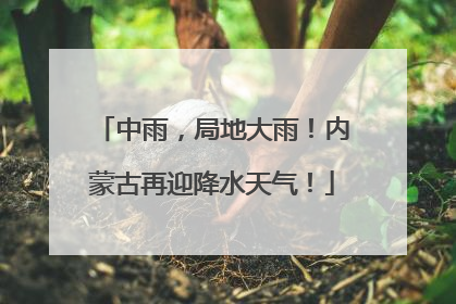 中雨，局地大雨！内蒙古再迎降水天气！