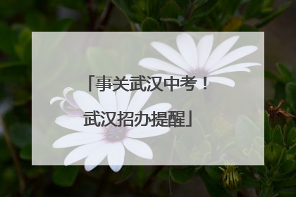 事关武汉中考！武汉招办提醒