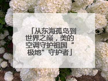 从东海孤岛到世界之巅，美的空调守护祖国“极地”守护者
