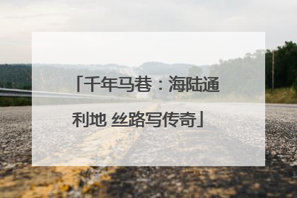 千年马巷：海陆通利地 丝路写传奇