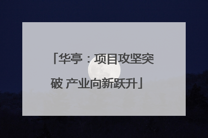 华亭：项目攻坚突破 产业向新跃升