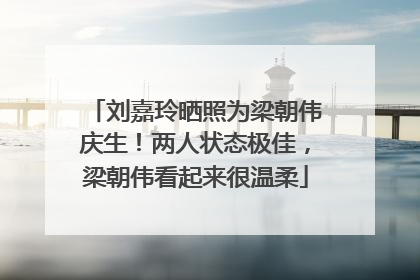 刘嘉玲晒照为梁朝伟庆生！两人状态极佳，梁朝伟看起来很温柔