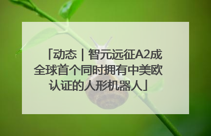 动态｜智元远征A2成全球首个同时拥有中美欧认证的人形机器人