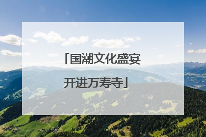 国潮文化盛宴开进万寿寺