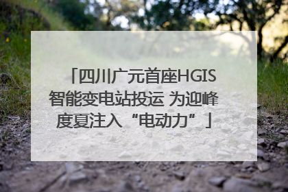 四川广元首座HGIS智能变电站投运 为迎峰度夏注入“电动力”