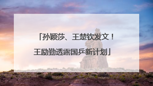 孙颖莎、王楚钦发文！王励勤透露国乒新计划