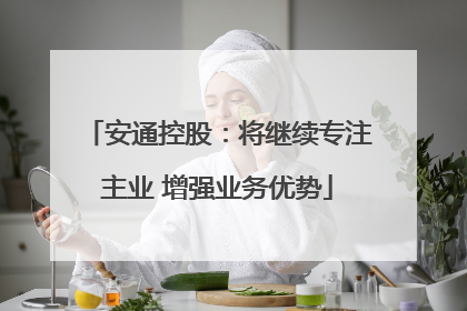 安通控股：将继续专注主业 增强业务优势
