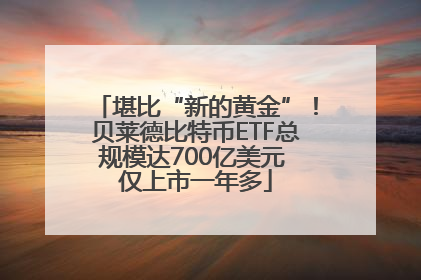 堪比“新的黄金”！贝莱德比特币ETF总规模达700亿美元 仅上市一年多