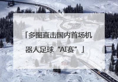多图直击国内首场机器人足球“AI赛”