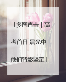 多图直击｜高考首日 晨光中他们背影坚定