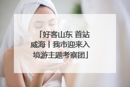 好客山东 首站威海丨我市迎来入境游主题考察团