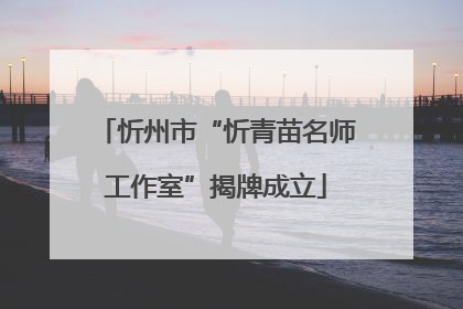 忻州市“忻青苗名师工作室”揭牌成立
