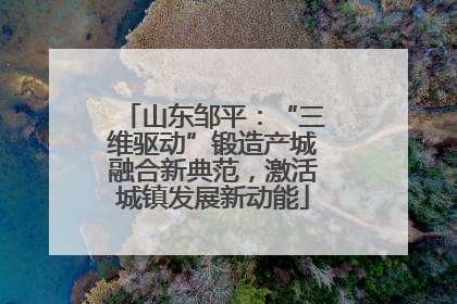 山东邹平：“三维驱动”锻造产城融合新典范，激活城镇发展新动能
