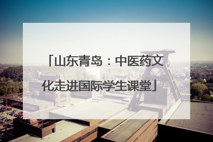 山东青岛：中医药文化走进国际学生课堂