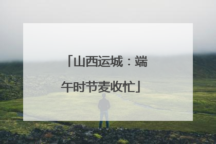 山西运城：端午时节麦收忙