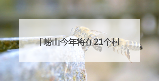 崂山今年将在21个村庄修建近千个停车位