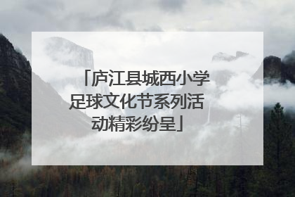 庐江县城西小学足球文化节系列活动精彩纷呈