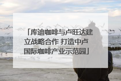 库迪咖啡与卢旺达建立战略合作 打造中卢国际咖啡产业示范园
