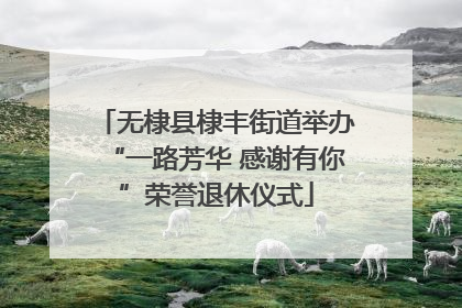 无棣县棣丰街道举办“一路芳华 感谢有你”荣誉退休仪式