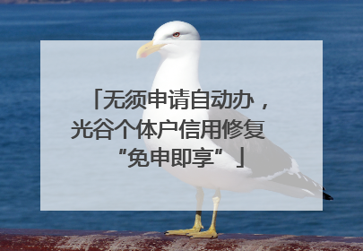 无须申请自动办，光谷个体户信用修复“免申即享”