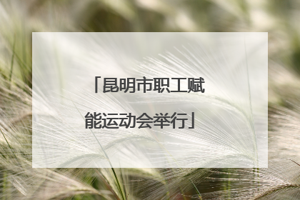 昆明市职工赋能运动会举行