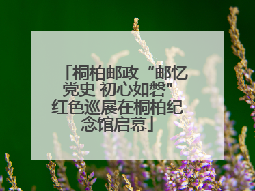 桐柏邮政“邮忆党史 初心如磐”红色巡展在桐柏纪念馆启幕
