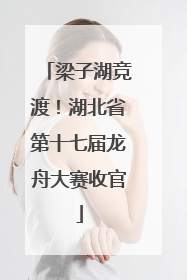 梁子湖竞渡！湖北省第十七届龙舟大赛收官