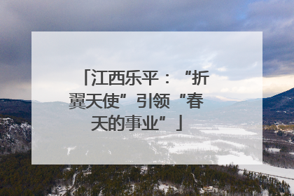 江西乐平：“折翼天使”引领“春天的事业”
