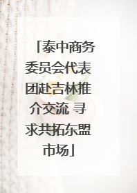 泰中商务委员会代表团赴吉林推介交流 寻求共拓东盟市场