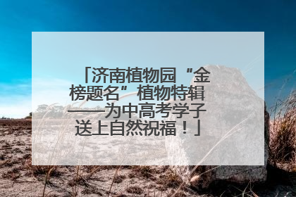济南植物园“金榜题名”植物特辑——为中高考学子送上自然祝福！