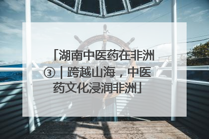 湖南中医药在非洲③｜跨越山海，中医药文化浸润非洲