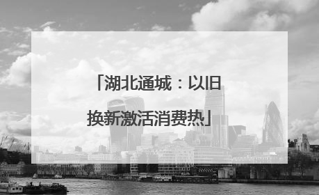 湖北通城：以旧换新激活消费热