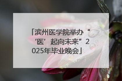 滨州医学院举办“‘医’起向未来”2025年毕业晚会