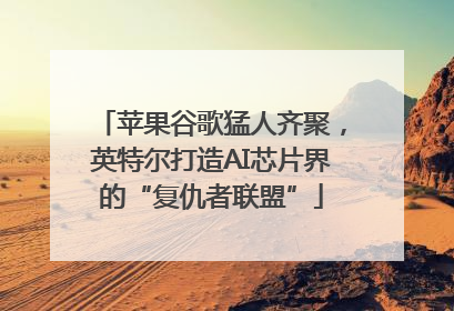 苹果谷歌猛人齐聚，英特尔打造AI芯片界的“复仇者联盟”