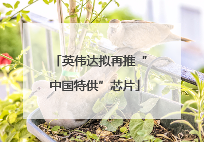 英伟达拟再推“中国特供”芯片