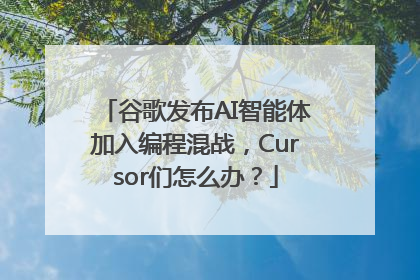 谷歌发布AI智能体加入编程混战，Cursor们怎么办？