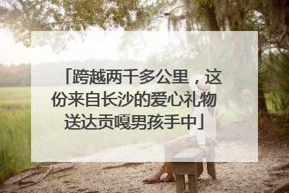 跨越两千多公里，这份来自长沙的爱心礼物送达贡嘎男孩手中